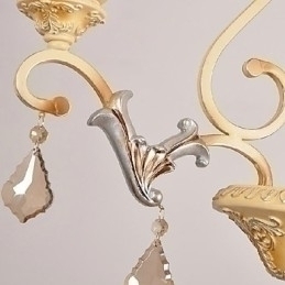 Designer Touch Decorative Traditional Classic Crystal Painting Chandelier