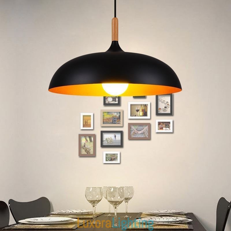 Designer Touch Decorative Modern Pendant Light Minimalist Light Fixture Black White