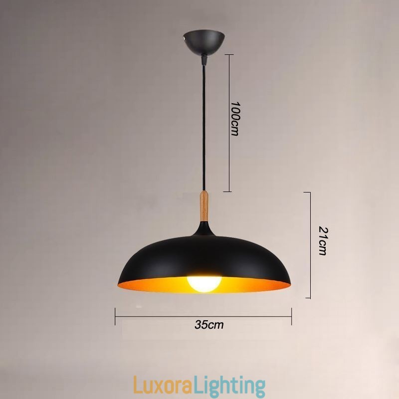 Designer Touch Decorative Modern Pendant Light Minimalist Light Fixture Black White