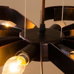 Designer Touch Decorative Modern Vintage Ceiling Light Iron Flower Shaped Pendant Light