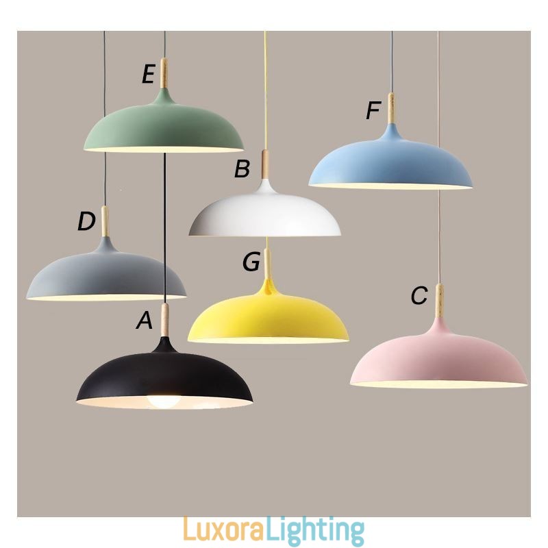Designer Touch Decorative Modern Pendant Light Colorful Macaron Pendant Lamp