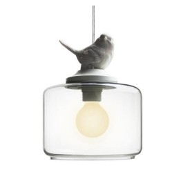 Designer Touch Decorative Retro Style Glass Pendant Light Little Bird Lighting