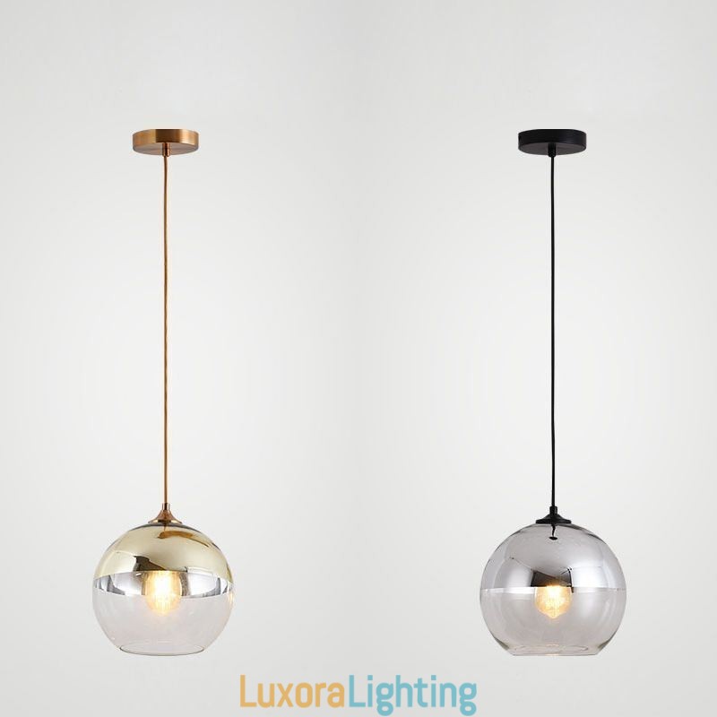 Designer Touch Decorative Creative Iron+Glass Globe Pendant Light Lighting