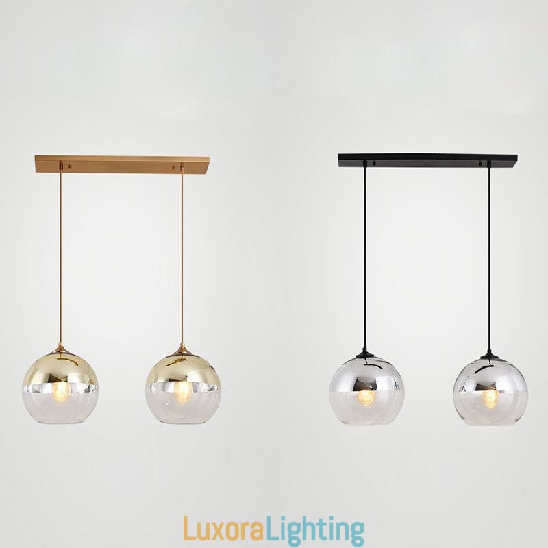 Designer Touch Decorative Creative Iron+Glass Globe Pendant Light Lighting