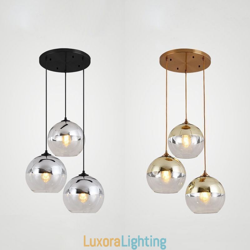 Designer Touch Decorative Creative Iron+Glass Globe Pendant Light Lighting