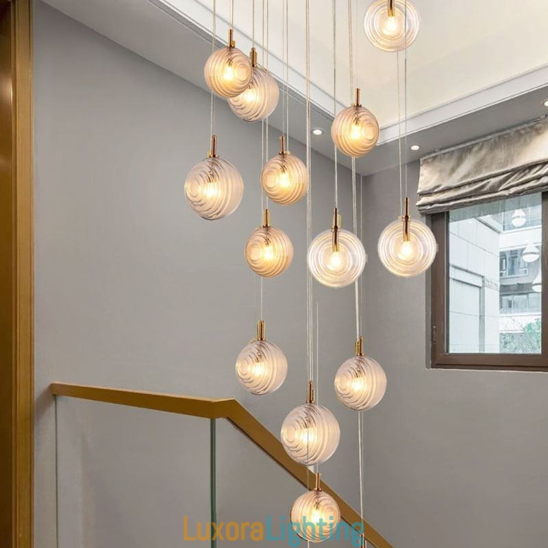 Designer Touch Decorative Glass Pendant Light Creative Glass Globe Loft