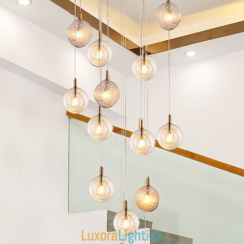 Designer Touch Decorative Glass Pendant Light Creative Glass Globe Loft