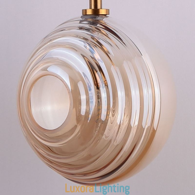 Designer Touch Decorative Glass Pendant Light Creative Glass Globe Loft