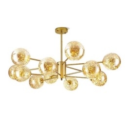 Designer Touch Decorative Magic Bean Pendant Light Nordic Style Glass Ball Gypsophila Pendant Light