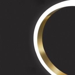 Designer Touch Decorative Pendant Light Brass Rings Light Fixture