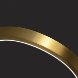 Designer Touch Decorative Pendant Light Brass Rings Light Fixture