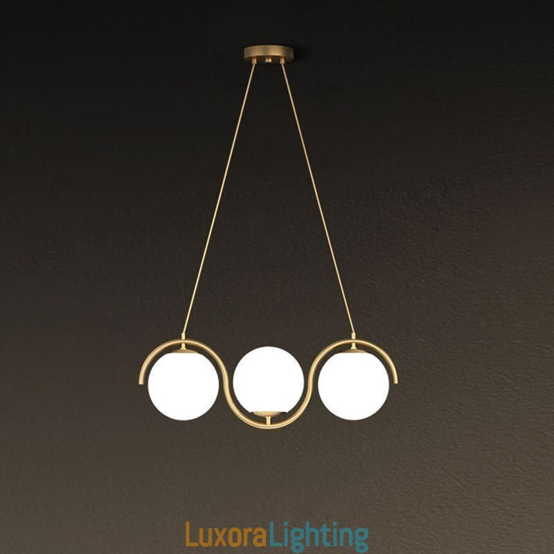 Designer Touch Decorative Modern Glass Globe Pendant Light Minimalist Light Fixture