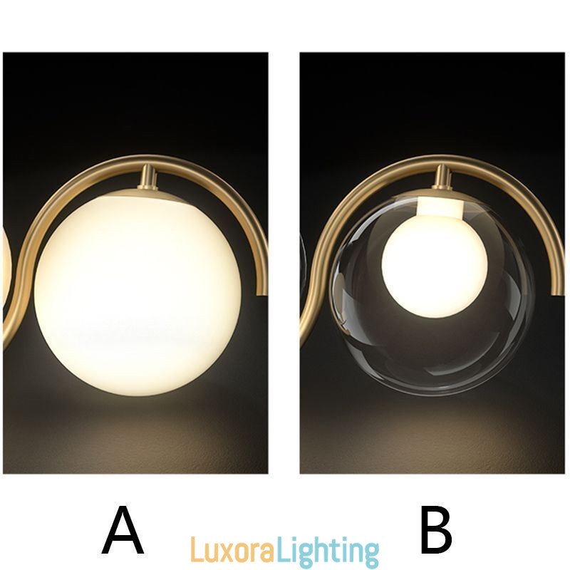 Designer Touch Decorative Modern Glass Globe Pendant Light Minimalist Light Fixture