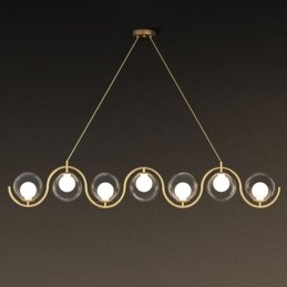 Designer Touch Decorative Modern Glass Globe Pendant Light Minimalist Light Fixture