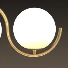 Designer Touch Decorative Modern Glass Globe Pendant Light Minimalist Light Fixture