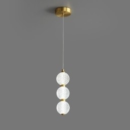 Designer Touch Decorative Pendant Light Acrylic Beaded Lighting