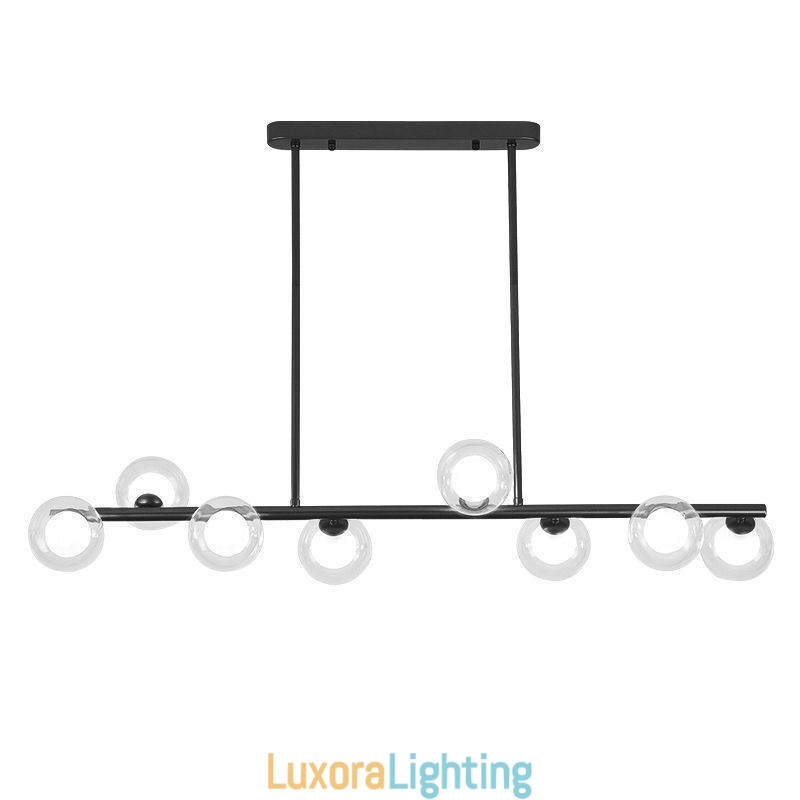 Designer Touch Decorative Chandelier Glass Globe Horizontal Type Pendant Light