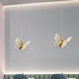 Designer Touch Decorative Pendant Light Acrylic Butterfly Ceiling Light Fixture