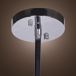 Designer Touch Decorative Modern Contemporary Crystal Chrome Metal Chandelier