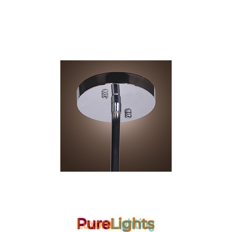 Designer Touch Decorative Modern Contemporary Crystal Chrome Metal Chandelier