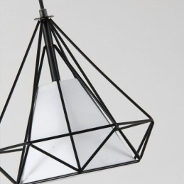 Designer Touch Decorative Diamond Shaped Pendant Light Modern Minimalist Light Fixture