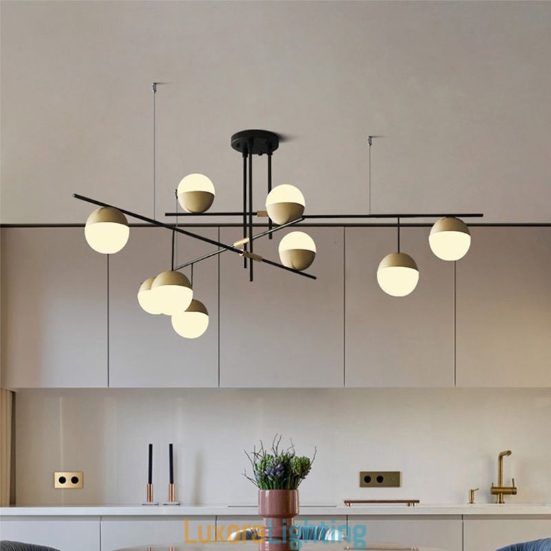 Designer Touch Decorative Glass Ball Chandelier Ceiling Light