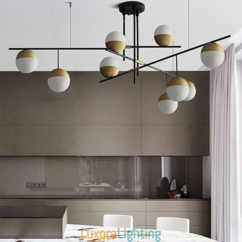 Designer Touch Decorative Glass Ball Chandelier Ceiling Light