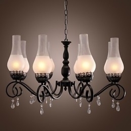 Designer Touch Decorative Traditional Classic Candle Style Painting Chandelier