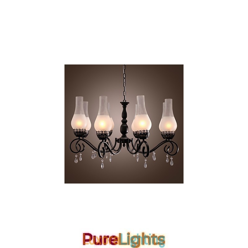 Designer Touch Decorative Traditional Classic Candle Style Painting Chandelier