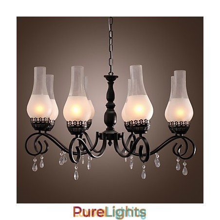Designer Touch Decorative Traditional Classic Candle Style Painting Chandelier
