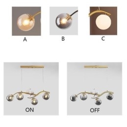 Designer Touch Decorative Modern Minimalist Branch Pendant Light 4 Lamp Light