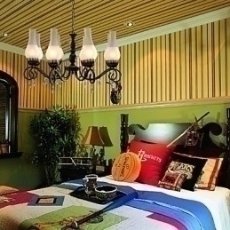 Designer Touch Decorative Traditional Classic Candle Style Painting Chandelier