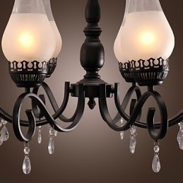 Designer Touch Decorative Traditional Classic Candle Style Painting Chandelier