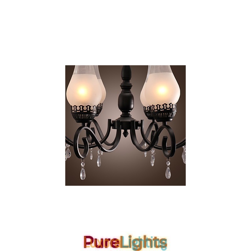 Designer Touch Decorative Traditional Classic Candle Style Painting Chandelier