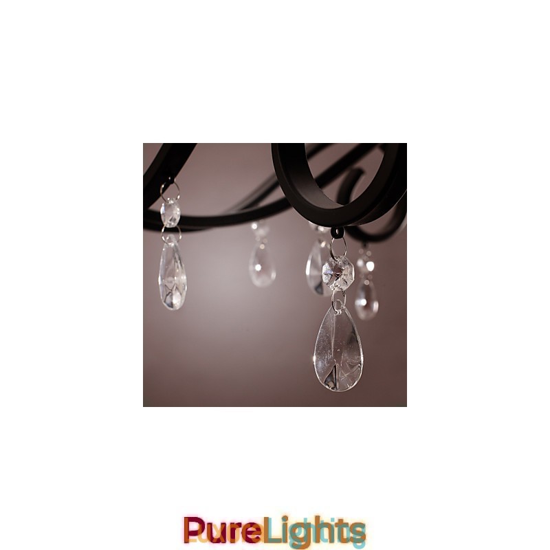 Designer Touch Decorative Traditional Classic Candle Style Painting Chandelier