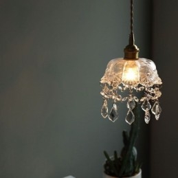 Designer Touch Decorative Elegant Glass Pendant Light Single Head Mini Pendant Light