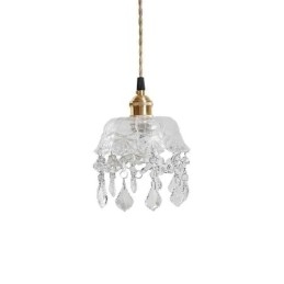 Designer Touch Decorative Elegant Glass Pendant Light Single Head Mini Pendant Light