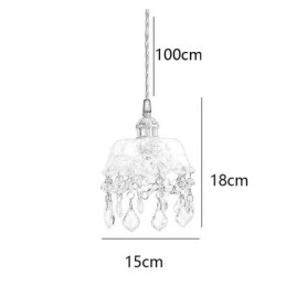 Designer Touch Decorative Elegant Glass Pendant Light Single Head Mini Pendant Light