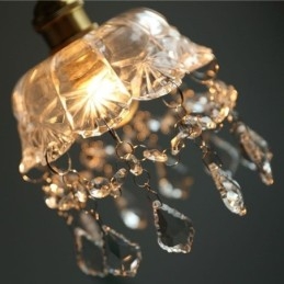 Designer Touch Decorative Elegant Glass Pendant Light Single Head Mini Pendant Light