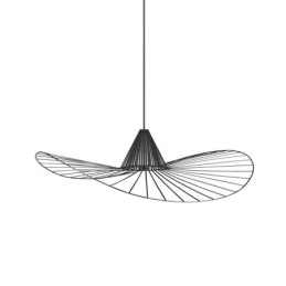 Designer Touch Decorative Iron Pendant Light Simple Straw Hat Lamp 1 Light