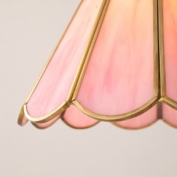 Designer Touch Decorative Japanese Style Glass Pendant Light Retro Petal Light Fixture