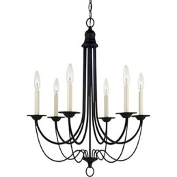Designer Touch Decorative Electroplated Metal Chandelier