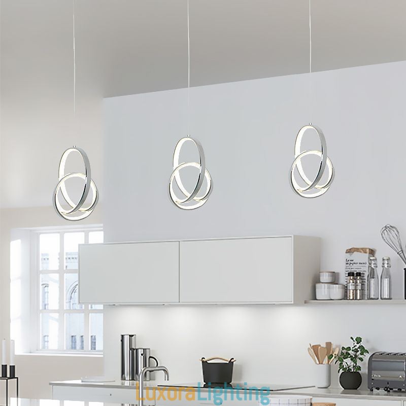 Designer Touch Decorative Pendant Light Irregular Ring Ceiling Light