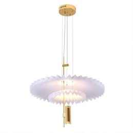 Designer Touch Decorative Modern Pleated Pendant Light Acrylic Lighting