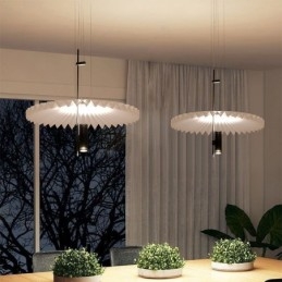 Designer Touch Decorative Modern Pleated Pendant Light Acrylic Lighting