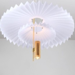 Designer Touch Decorative Modern Pleated Pendant Light Acrylic Lighting