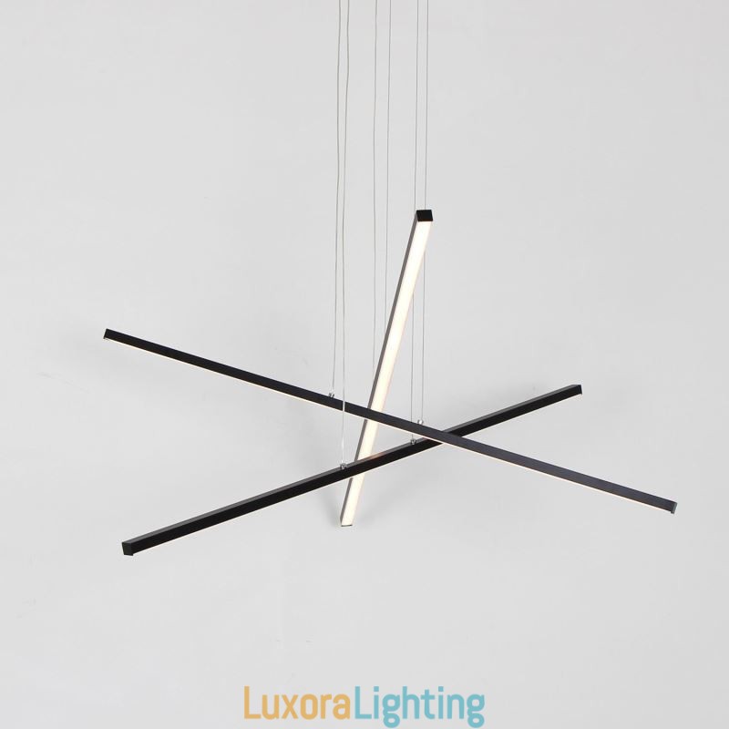 Designer Touch Decorative Linear Suspension Pendant Light Light Fixture