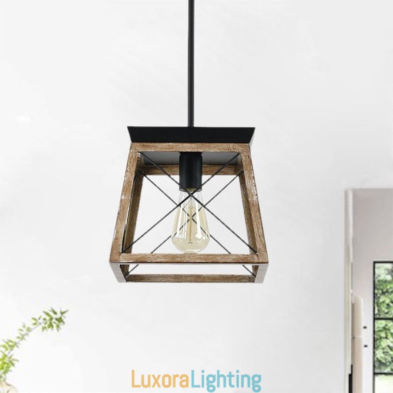 Designer Touch Decorative Vintage Style Single Light Pendant Light