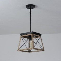 Designer Touch Decorative Vintage Style Single Light Pendant Light