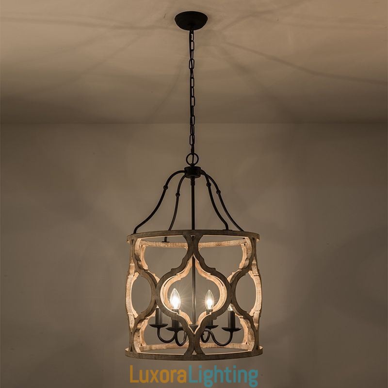 Designer Touch Decorative Vintage Style 4 Light Lantern Pendant Light